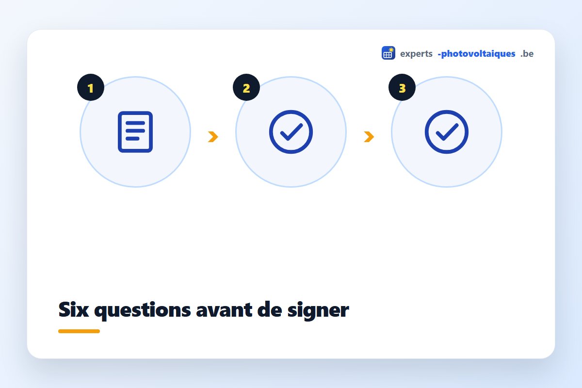 Questions à poser pour choisir un installateur de panneaux photovoltaïques