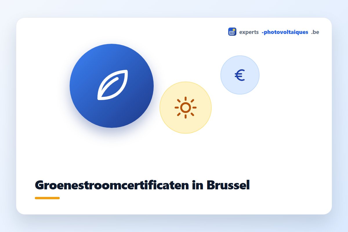 Groenestroomcertificaten in Brussel: zonneproductie, certificaten van Brugel, jaarlijkse opbrengst