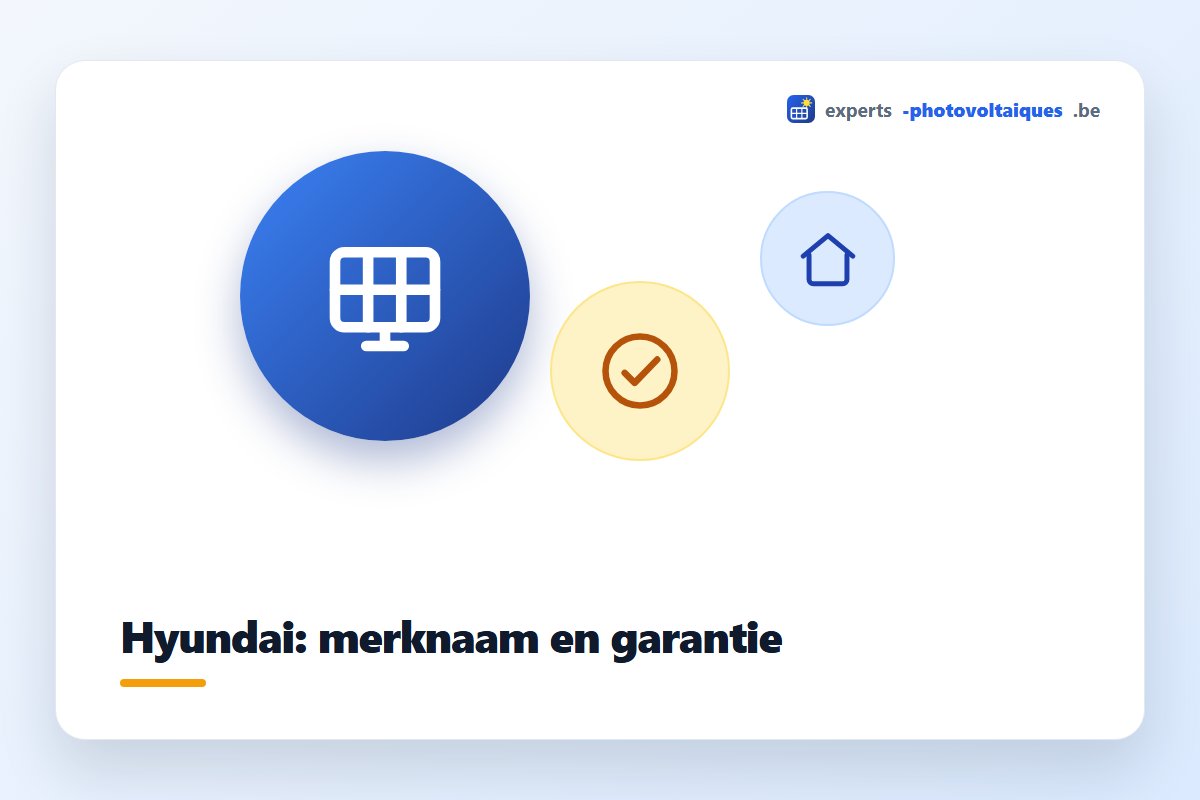 Hyundai zonnepanelen op een woningdak