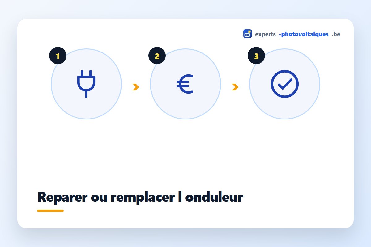Réparer ou remplacer un onduleur photovoltaïque selon l'âge et la panne