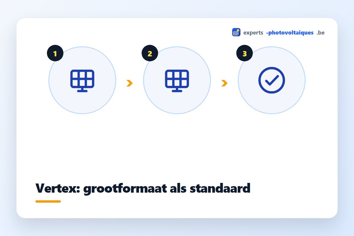 Trina Vertex grootformaatpanelen op een groot dakvlak