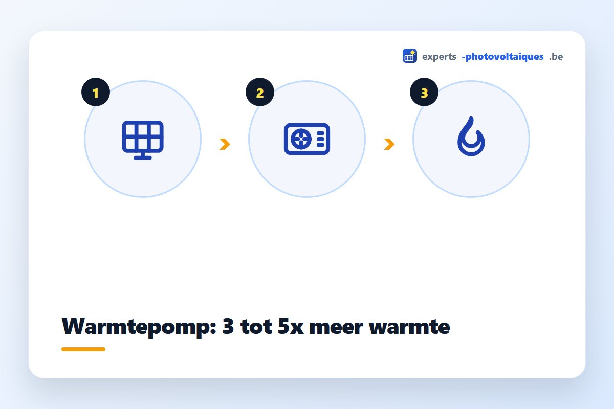 Vergelijking van elektrisch verwarmen met zonnestroom via warmtepomp of directe verwarming