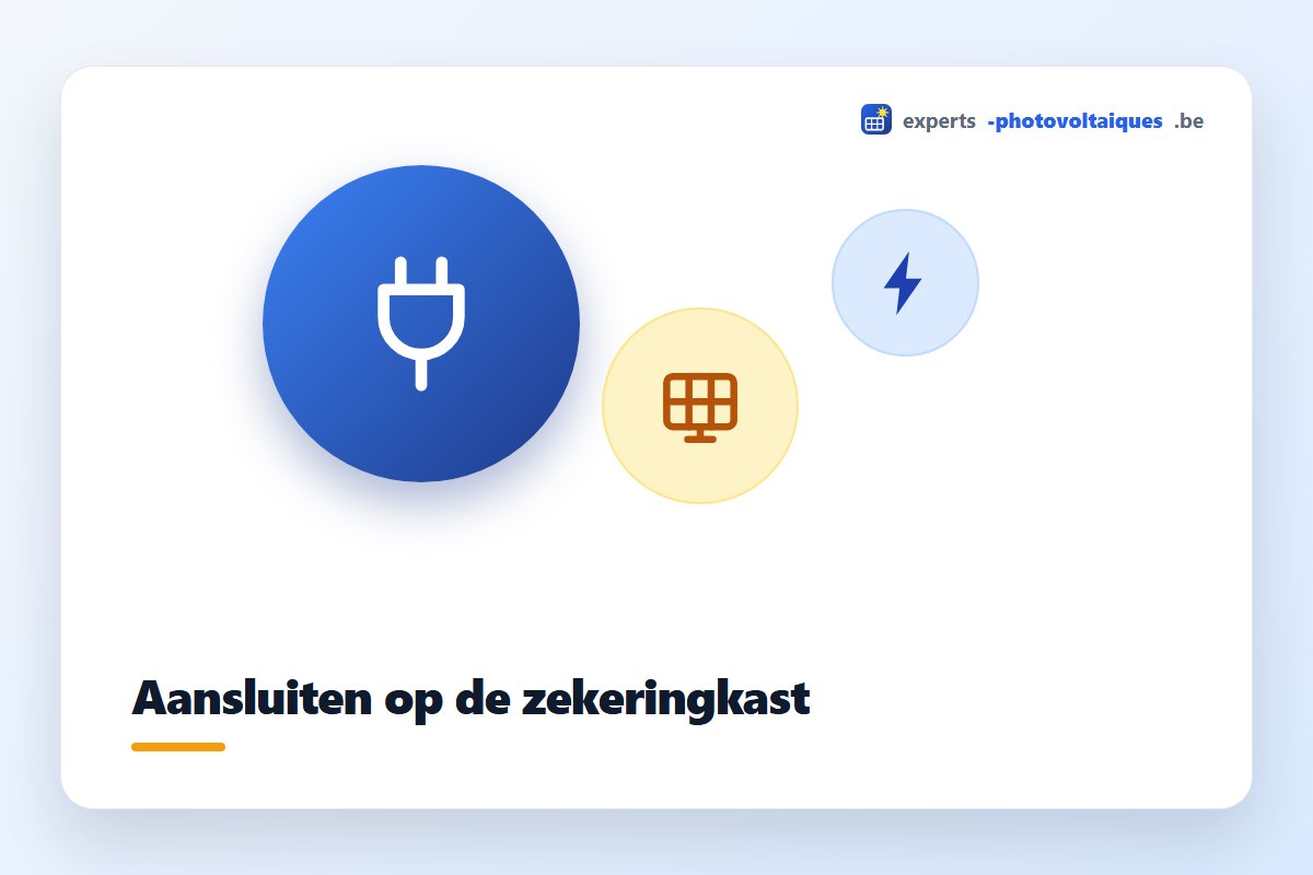 Zonnepanelen aansluiten op de zekeringkast met aparte kring en automaat