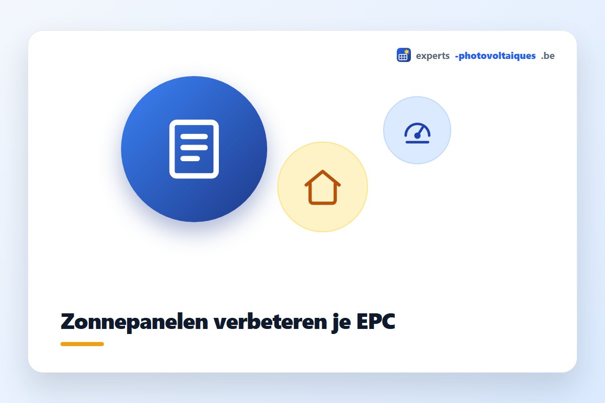 Zonnepanelen verbeteren het EPC-label van een woning